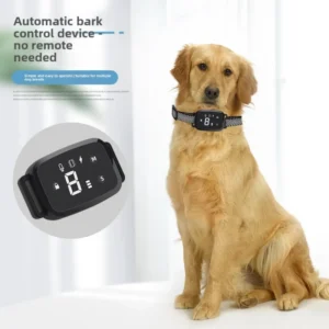Pet Dog Dog Bark Control Training Collar Automatic Electric Shock Bark Stopper Touch Screen Waterproof Smart Trainer