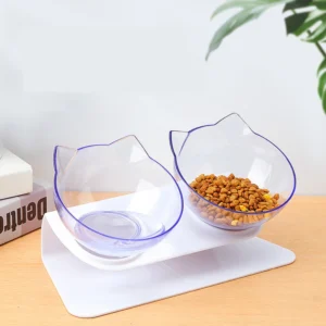 Pet Dog Feeder Bowl 15 Degree Pet Accessories Bowl Feeder