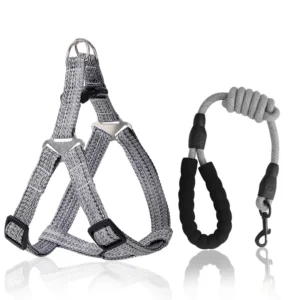 Pet Dog Harness Leash Set Adjustable Outdoor Walking Dog Leashes Pet Harness Vest