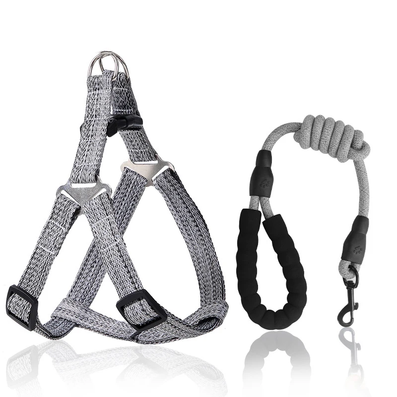 Pet Dog Harness Leash Set Adjustable Outdoor Walking Dog Leashes Pet Harness Vest