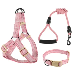 Pet Dog Harness Vest Style Traction Strap Leash Anti Burst Pulling Collar Outdoor Supplies Dog Walking Leash Small Dog