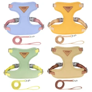 Pet Dog Harness for Cats Small Medium Dogs Comfort Soft Dog Leash and Harness Cat Harness Set