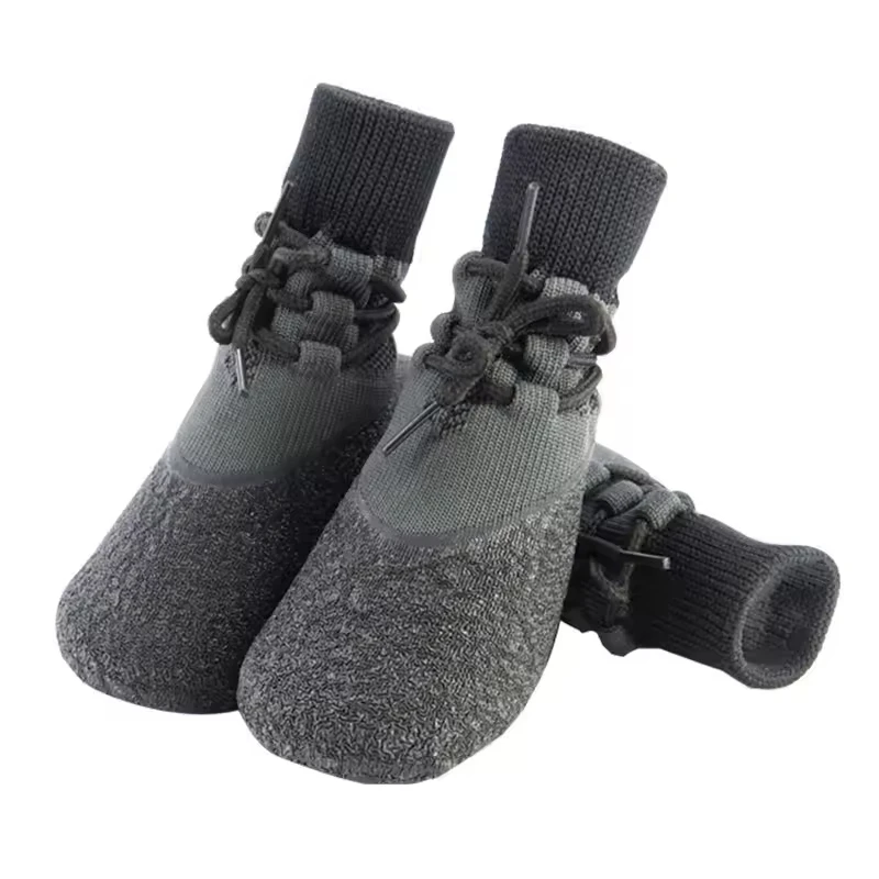 Pet Dog Paw Recovery Shoes Cover Injury Protection Comfortable Breathable Accelerated Healing Cloth Print Dog Shoe Socks