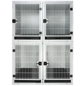 Pet Dog Powder Coating Stainless Steel Modular Cage Bank Cages for Dog Boarding Kennel