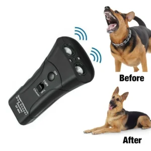Pet Dog Repeller Anti Barking Stop Bark Training Device Trainer LED Ultrasonic Anti Barking Ultrasonic Without Battery