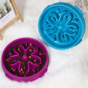 Pet Dog Slower Feeder Insert Bowl PP Material Slow Eating Pet Accessories