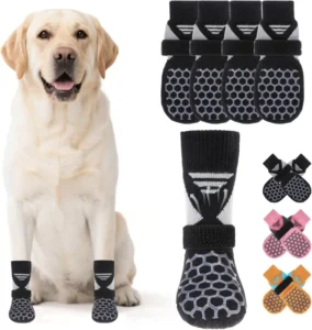 Pet Dog Socks Paw Socks for Indoor Outdoor Wear Made Latex PU Dog Shoe Sock Manufacturer