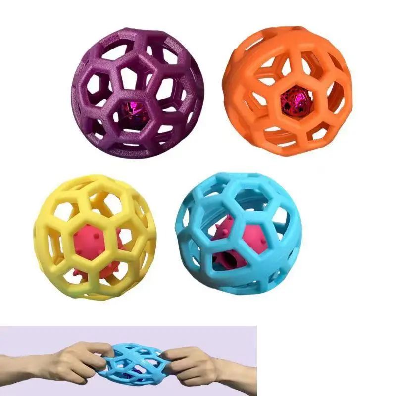 Pet Dog Sound Toy Puzzle Boredom Relief Tool Food Leakage Ball Teeth Grinding Bite Resistant Training Supplies