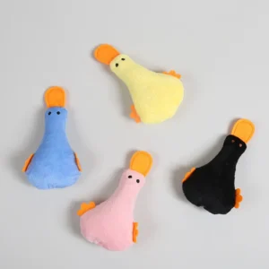 Pet Dog Toy Stuffed Duck Soft Squeaky Pet Plush Toy for Dogs Sound Duck Cat Catnip Toy