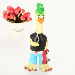 Pet Dog Toys Products High Quality Custom Eco Friendly Luxury Durable Latex Chicken Squeaky Interactive Pet Dog Chew Toys