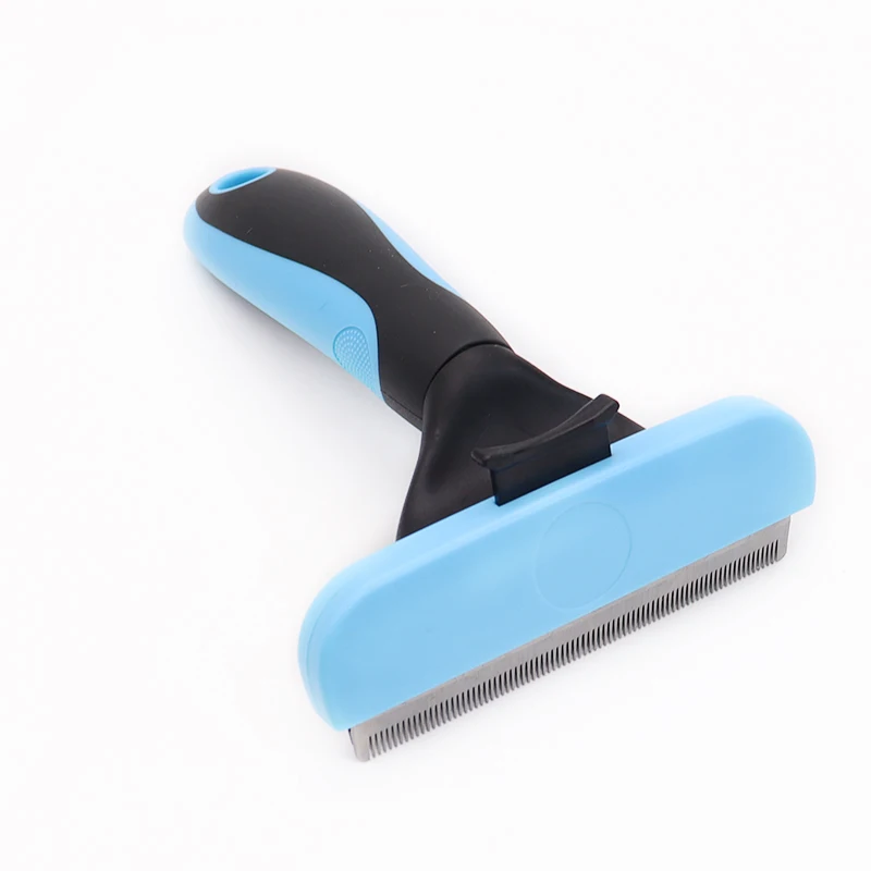 Pet Dog and Cat Fur Hair Remover Grooming Deshedding Blade Dog Grooming Brush and Metal Comb