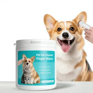 Pet Ear Cleaning Wipes Finger Attached Nonwoven Fabric for Cats and Dogs Ear Care Wenzhou SZ0002