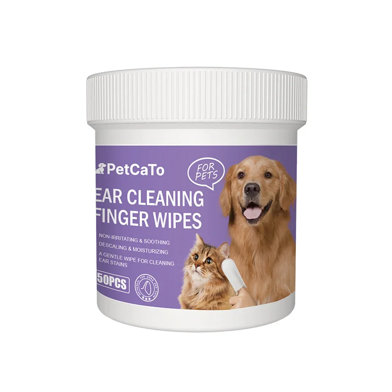 Pet Ear & Eye Cleansing Wipes for Cats and Dogs Non Irritating Soothing Unscented