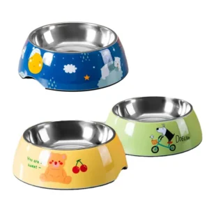 Pet Feeder Pet Bowl Stainless Steel Dog Bowl for Food and Water