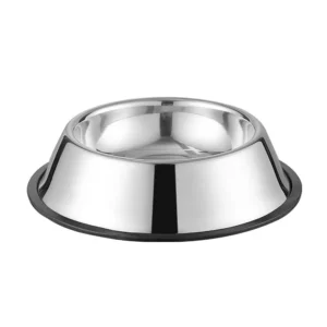 Pet Feeder Stainless Spill Proof Water Stainless Steel Feeders Pet Bowl with Non Slip Pad
