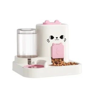 Pet Feeder Water Food All-in-one Feeder Wet and Dry Separation Cat Bowl Dog Bowl