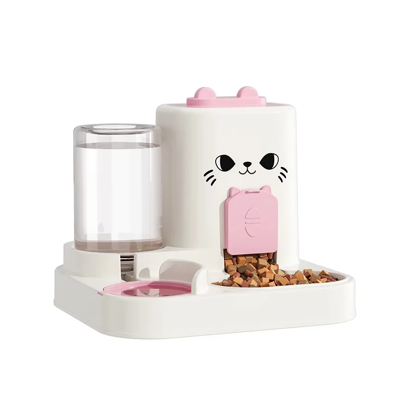 Pet Feeder Water Food All-in-one Feeder Wet and Dry Separation Cat Bowl Dog Bowl