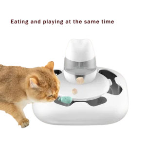 Pet Feeding Toy Balls Roller Tracks Interactive Smart Pet Enrichment Toy for Cats and Dogs