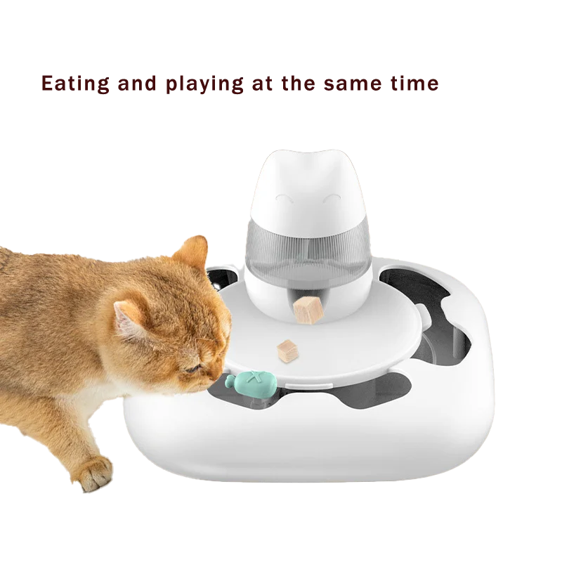 Pet Feeding Toy Balls Roller Tracks Interactive Smart Pet Enrichment Toy for Cats and Dogs
