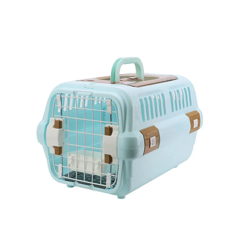 Pet Flight Carrier Aircraft Checked Pet Cage Car Portable Carrying Out Carrier for Small Dogs
