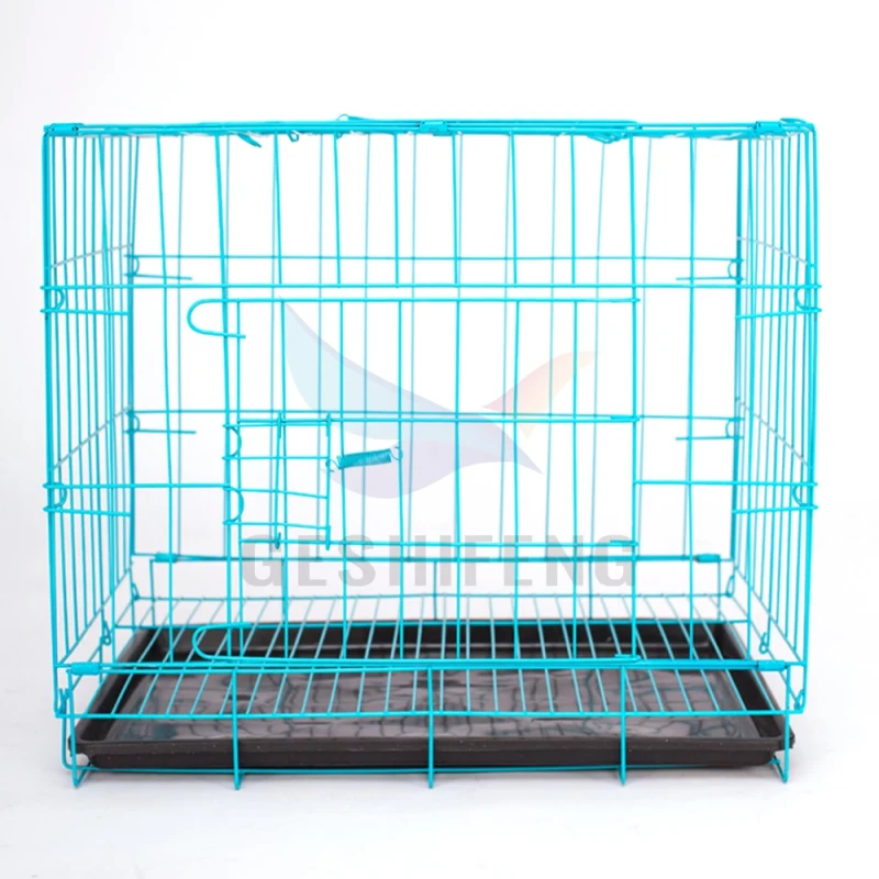Pet Folding Crates Puppy Dog Cat Metal Foldable Cages 24 30 36 42 48 Inch Dog Bird House