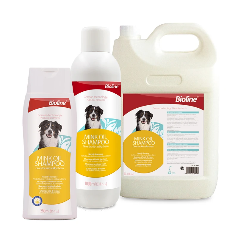 Pet Friendly Plastic Dog Shampoo Set with Natural Formula for Soft Hair