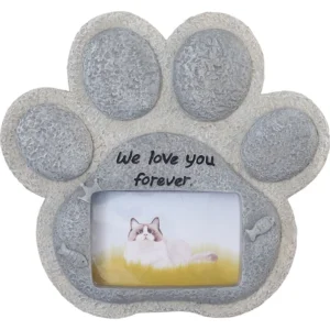 Pet Funeral Products Memorial Stone Dog Cat Garden Memory Stone Tombstone Photo Frame Heart Design Memorial Headstone