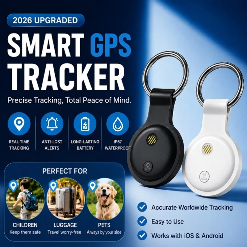 Pet GPS Tracker Mini Magnetic Global Precise Positioning No Monthly Fees Android iOS 365 Days