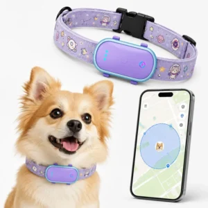Pet GPS Tracker for Dog Real-Time Positioning Geo Fence Anti-Lost Alert IP67 Waterproof