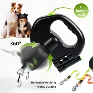 Pet Gardening Outdoor Retractable Dog Leash for Medium sized Dogs Anti entanglement Traction Belt