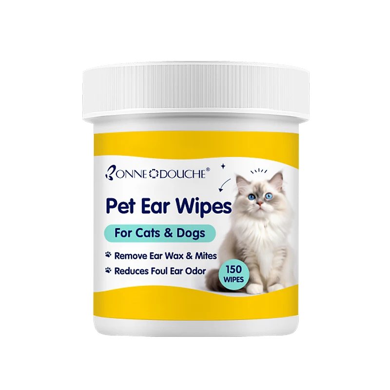 Pet Grooming Care Products Soothing Odor Control Reduce Dirt Wax Dog Cat Wet Wipes