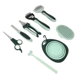 Pet Grooming Cleaning Tool Set Dog Hair Remover Brush Cat Dog Beauty Care Grooming Kit