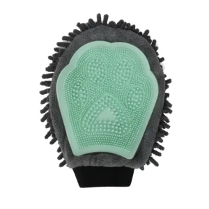 Pet Grooming Gloves Hair Remover Mitts Chenille Massage Fur Care Cat Dog Bathing Cleaning Glove