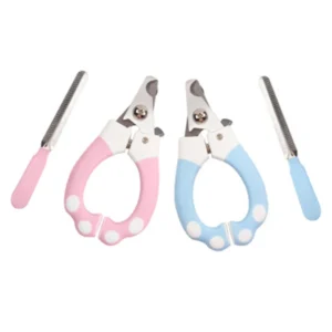 Pet Grooming Kit Cat Dog Paw Nail Clipper Scissor Claw Trimmer