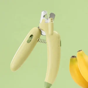 Pet Grooming Product Led Light Pet Nail Cutter Cat Claw Trimming With Polisher Scissors Banana Pet Nail Trimmer