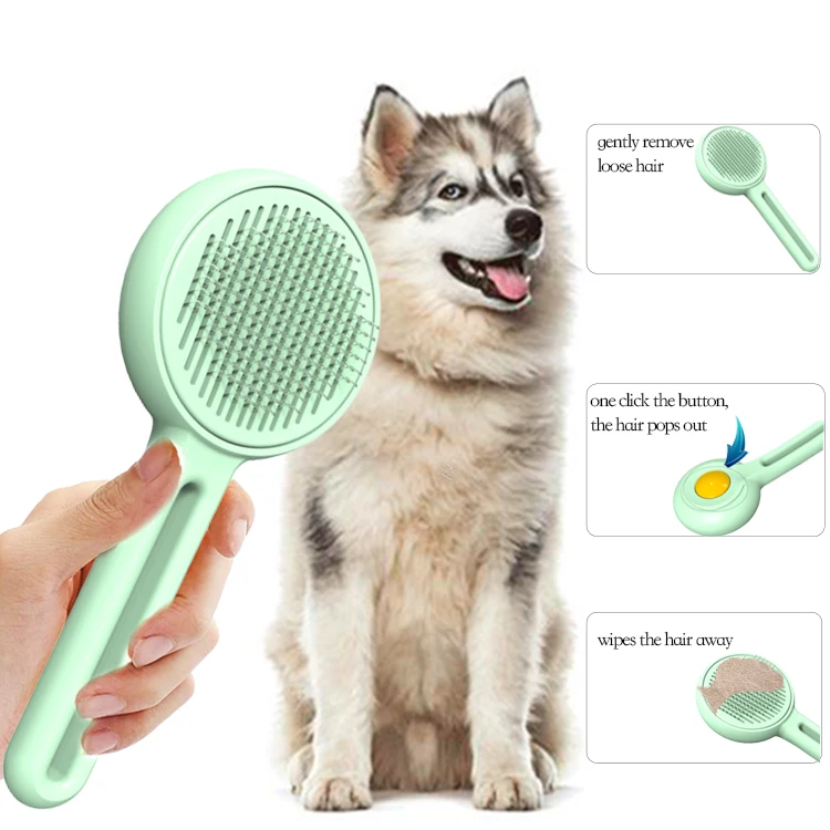 Pet Grooming Product Pet Hair Removal Combs Cat Grooming Steam Brush for Pet