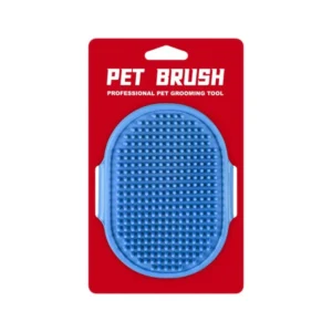 Pet Grooming Shower Massage Glove Brush Silicone Gel Dual Purpose Fur Removal and Cleaning Tool for Cats and Dogs Bathing