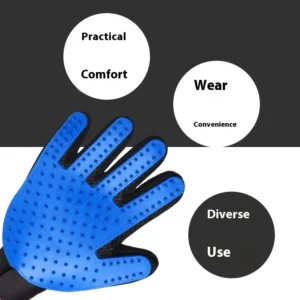 Pet Grooming Supplies Pet Grooming Gloves cat Bath Brush and Massage Tool Pet Hair Remover Glove