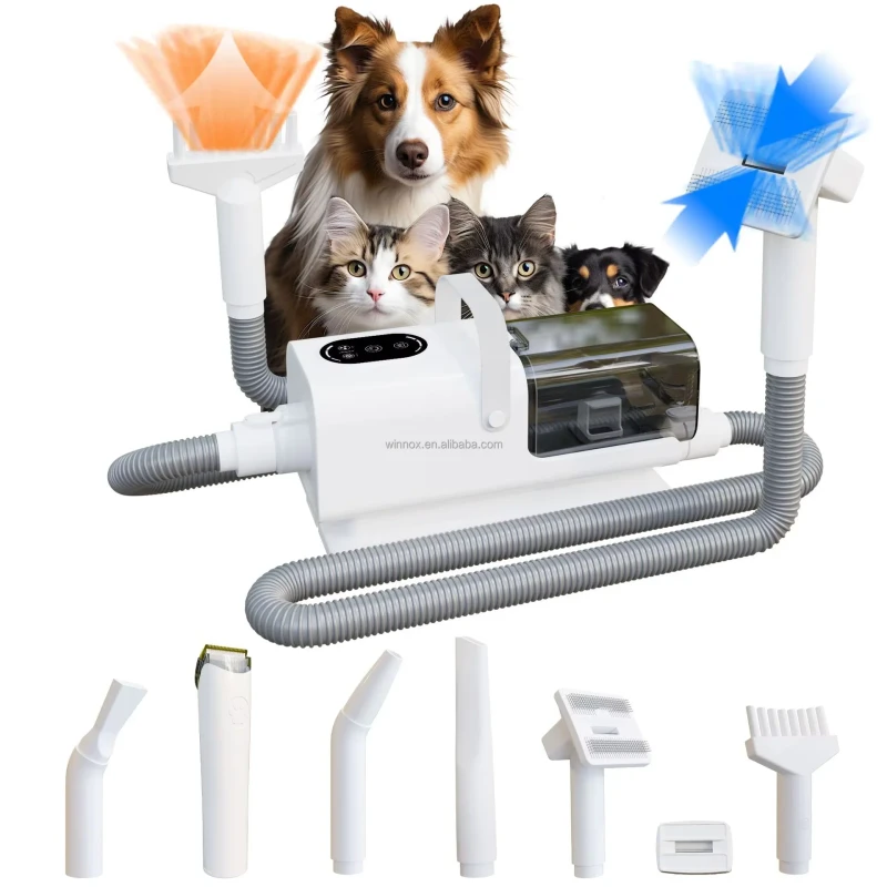Pet Hair Cleaner and Vacuum Clipper Cross Border Pet Grooming Kit Custom for Dog