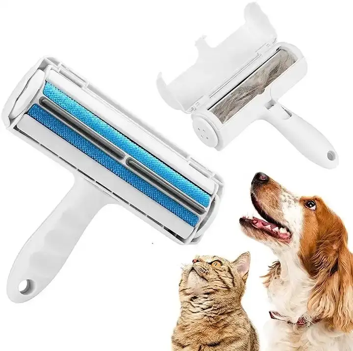 Pet Hair Remover Roller Cleaning Brush Fur Removing Dog Cat Animals Hair Brush Car Clothing Couch Sofa Carpets Combs