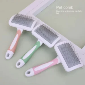 Pet Hair Shedding Comb Dog Cat Brush Grooming Indoor Long Hair Remover Cleaning Beauty Slicker Pet Supplies