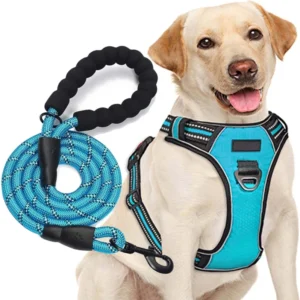 Pet Harness 2 Leash Clips Easy Control Handle Large Dog Adjustable Soft Vest Reflective Pet Harness No Pull