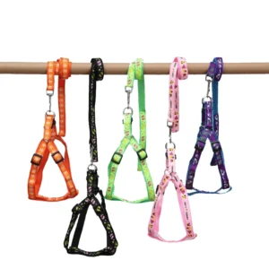 Pet Harness Collar Heavy Duty Pet Harness Bow for Dogs