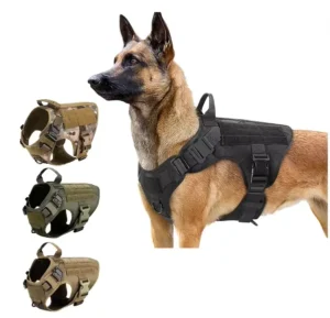 Pet Harness Dog Leash Set Chest Dog 1000D Nylon Camouflage Dog Harness