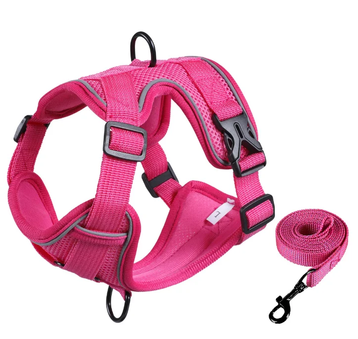 Pet Harness Leash New Arrival Reflective Dog Accessories Harness Vest With Leash