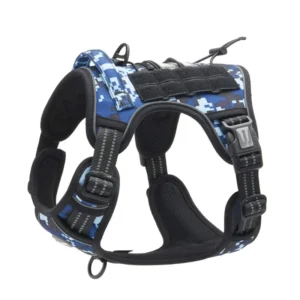 Pet Harnesses Adjustable Tactical Large Pet Dog Training Harness Working Dog Safety Vest