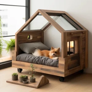 Pet Houses Furniture Beds Supplies Carriers Products Camas Para Perros Dog Luxury Kennels Crate Cage Kennel cat Bed House OEM