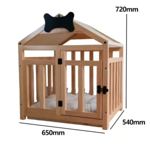 Pet Houses and Furniture Animal Cage House-shaped Dog Cage House Indoor Small Dog with Various Size
