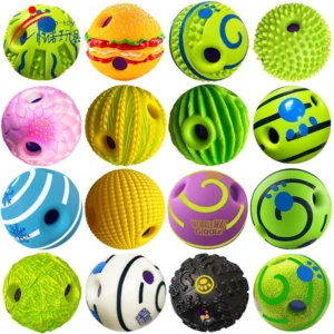 Pet Interactive Chew Toy Ball Classic Green for Dogs Rolling Play Bonding Fun Behavior Training