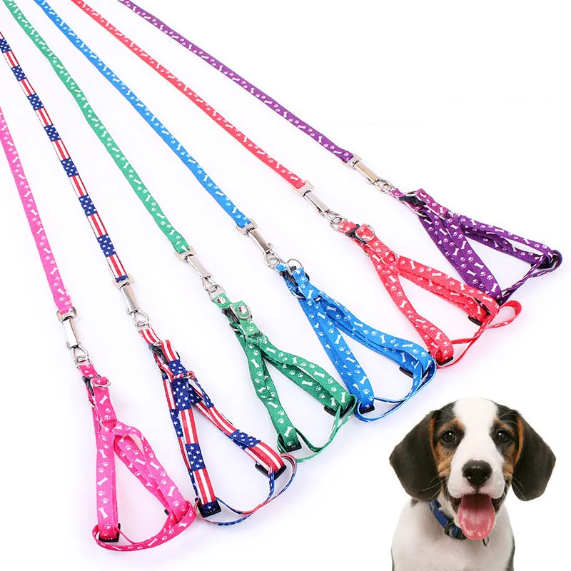 Pet Leash Adjustable Fashion Harness Dog Cat Harness Pet Supplies